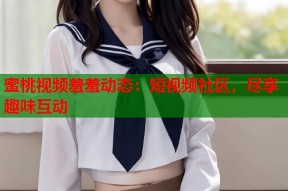 蜜桃视频羞羞动态：短视频社区，尽享趣味互动