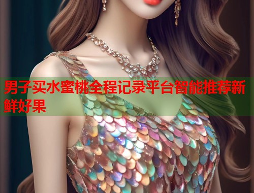 男子买水蜜桃全程记录平台智能推荐新鲜好果  第1张